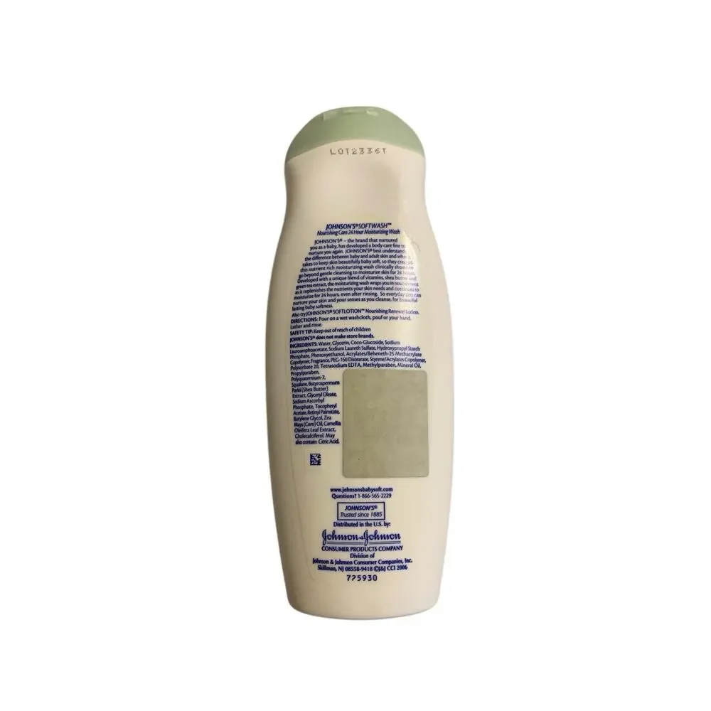 New‎ Johnson’s Softwash Nourishing Care 24 Hour Moisturizing WASH 12 oz Disc